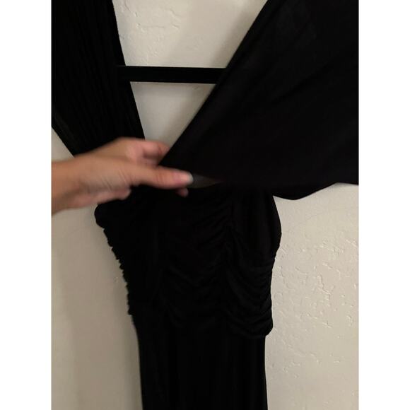 Anthropologie Black One-Shoulder Mini Dress - Picture 8 of 12